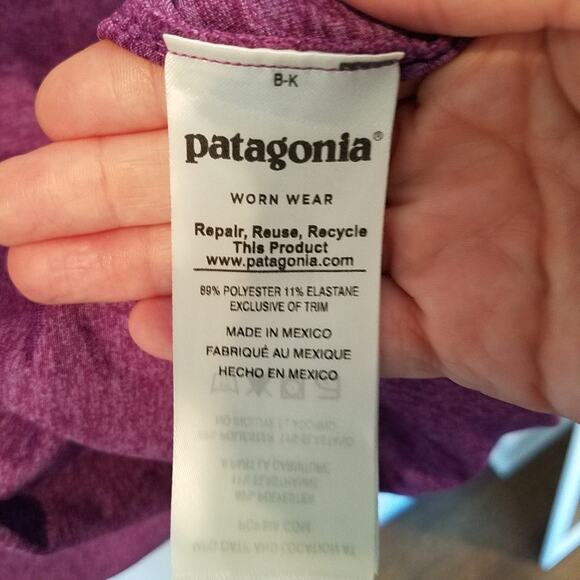 Patagonia Seabrook twist dress sz S ikat purple - Picture 5 of 5